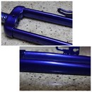 Nowy kolor - Navy blue, piaskowanie i malowanie rowerw